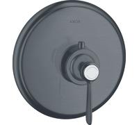 hansgrohe AXOR Montreux Thermostat Montreux 43 l/min encastré, poignée à levier, 16823340, 16823340, Colorazione: Cromo nero spazzolato