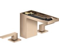 hansgrohe AXOR MyEdition Mitigeur de lavabo 3 trous 110, avec vidage Push-Open, sans plaque, saillie 150mm, 47072300, 47072300, Colorazione: Oro rosso lucido