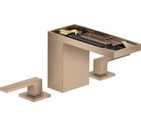 hansgrohe AXOR MyEdition Mitigeur de lavabo 3 trous 110, avec vidage Push-Open, sans plaque, saillie 150mm, 47072310, 47072310, Colorazione: Oro rosso spazzolato
