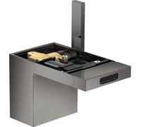 hansgrohe AXOR MyEdition Mitigeur monocommande de bidet avec vidage à ouverture rapide, sans plaque, 47212330, 47212330, Colorazione: Cromo nero lucido