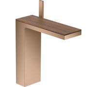 Hansgrohe AXOR MyEdition miscelatore monocomando monocomando per lavabo 230 con scarico a scomparsa ad apertura rapida, senza piastra, Colorazione: Oro rosso spazzolato