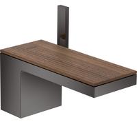 hansgrohe AXOR MyEdition mitigeur monocommande de lavabo 70 avec vidage par poussoir, sans plaque, 47012330, 47012330, Colorazione: Cromo nero lucido