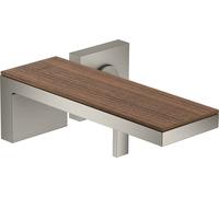 Hansgrohe AXOR MyEdition Miscelatore monocomando per lavabo da incasso per montaggio a parete, bocca 221 mm, senza piastra, Colorazione: Ottica in acciaio inossidabile