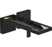 hansgrohe AXOR MyEdition Mitigeur monocommande de lavabo encastré pour montage mural, bec 221 mm, sans plaque, 47062670, 47062670, Colorazione: nero opaco