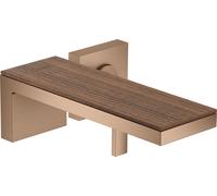hansgrohe AXOR MyEdition Mitigeur monocommande de lavabo encastré pour montage mural, bec 221 mm, sans plaque, 47062310, 47062310, Colorazione: Oro rosso spazzolato