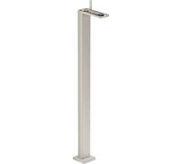 hansgrohe AXOR MyEdition Mitigeur monocommande de lavabo sur pied avec vidage push-open, sans plaque, 47042800, 47042800, Colorazione: Ottica in acciaio inossidabile