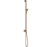hansgrohe AXOR One barre de douche avec raccord mural, flexibles de douche 1,60m, 48792310, 48792310, Colorazione: Oro rosso spazzolato