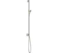 hansgrohe AXOR One barre de douche avec raccord mural, flexibles de douche 1,60m, 48792800, 48792800, Colorazione: Ottica in acciaio inossidabile