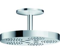 hansgrohe AXOR One Pomme de douche 280 1 jet avec raccordement au plafond, 48493000, 48493000, Colorazione: cromo