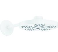hansgrohe AXOR One soffione 280 2 tipi di getto con braccio doccia, 48492, Colorazione: Bianco opaco