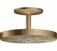hansgrohe AXOR One Douche de tête 280 2jet avec raccordement au plafond, 48494140, 48494140, Colorazione: Bronzo spazzolato