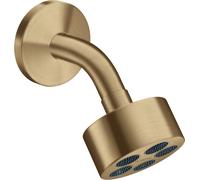 hansgrohe AXOR One Douche de tête 75 1jet EcoSmart avec bras de douche, 48490140, 48490140, Colorazione: Bronzo spazzolato