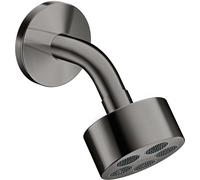 hansgrohe AXOR One Douche de tête 75 1jet EcoSmart avec bras de douche, 48490330, 48490330, Colorazione: Cromo nero lucido