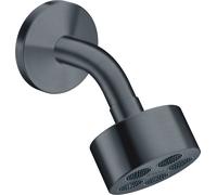 hansgrohe AXOR One Douche de tête 75 1jet EcoSmart avec bras de douche, 48490340, 48490340, Colorazione: Cromo nero spazzolato