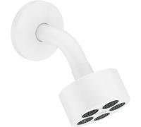 hansgrohe AXOR One soffione 75 1 spray tipo risparmio idrico con braccio doccia, sporgenza 116 mm, 48490, Colorazione: Bianco opaco