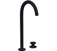 hansgrohe AXOR One Mélangeur lavabo 2 trous Select 260 avec vidage Push-Open, saillie 165 mm, 48060670, 48060670, Colorazione: Nero opaco
