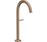 hansgrohe AXOR One Mitigeur de lavabo Select 260 pour vasque avec vidage Push-Open, saillie 165 mm, 48030310, 48030310, Colorazione: Oro rosso spazzolato