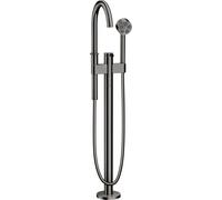 hansgrohe AXOR One Mitigeur monocommandé pour bain au sol, saillie 220mm, 48440330, 48440330, Colorazione: Cromo nero lucido