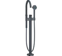 hansgrohe AXOR One Mitigeur monocommandé pour bain au sol, saillie 220mm, 48440340, 48440340, Colorazione: Cromo nero spazzolato