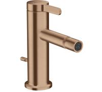 hansgrohe AXOR One Mitigeur monocommandé pour bidet avec vidage à tirette, saillie 113mm, 48210310, 48210310, Colorazione: Oro rosso spazzolato