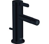 hansgrohe AXOR One Mitigeur monocommandé pour bidet avec vidage à tirette, saillie 113mm, 48210670, 48210670, Colorazione: Nero opaco