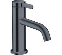 hansgrohe AXOR One Mitigeur monocommandé pour lavabo 70 avec manette et vidage, saillie 130 mm, 48001340, 48001340, Colorazione: Cromo nero spazzolato