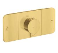 hansgrohe AXOR One Module thermostatique encastré pour 2 consommateurs, 45712250, 45712250, Colorazione: Ottico oro spazzolato