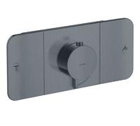 hansgrohe AXOR One Module thermostatique encastré pour 2 consommateurs, 45712340, 45712340, Colorazione: Cromo nero spazzolato