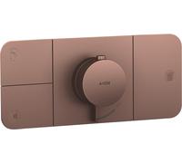 hansgrohe AXOR One Module thermostatique encastré pour 3 consommateurs, 45713310, 45713310, Colorazione: Oro rosso spazzolato
