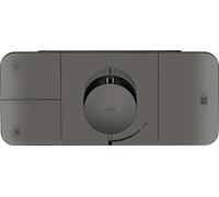 hansgrohe AXOR One Module thermostatique encastré pour 3 consommateurs, 45713330, 45713330, Colorazione: Cromo nero lucido