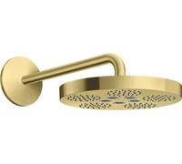 hansgrohe AXOR One Pomme de douche 280 1 jet avec bras de douche, 48491950, 48491950, Colorazione: Ottone spazzolato