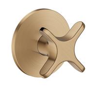 hansgrohe AXOR One robinet d'arrêt encastré, avec poignée croisillon, 48771140, 48771140, Colorazione: Bronzo spazzolato