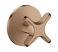 hansgrohe AXOR One robinet d'arrêt encastré, avec poignée croisillon, 48771300, 48771300, Colorazione: Oro rosso lucido