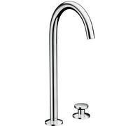 hansgrohe AXOR One miscelatore per lavabo a 2 fori Select 260 con scarico push-open, sporgenza 165 mm, 48060, Colorazione: cromo