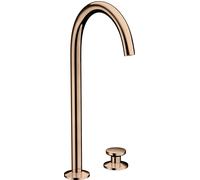 hansgrohe AXOR One robinetterie de lavabo 2 trous Select 260 avec vidage Push-Open, saillie 165mm, 48060300, 48060300, Colorazione: Oro rosso lucido