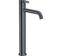hansgrohe AXOR One robinetterie de lavabo 260 avec manette et vidage, saillie 180mm, 48002340, 48002340, Colorazione: Cromo nero spazzolato