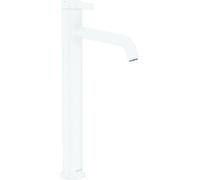 hansgrohe AXOR One miscelatore monocomando per lavabo 260 con maniglia a leva e scarico, sporgenza 180 mm, 48002, Colorazione: Bianco Opaco