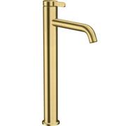 hansgrohe AXOR One robinetterie de lavabo 260 avec manette et vidage, saillie 180mm, 48002950, 48002950, Colorazione: Ottone spazzolato