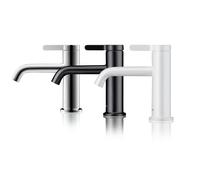 hansgrohe AXOR One miscelatore monocomando per lavabo 70 con maniglia a leva e scarico, sporgenza 130 mm, 48001, Colorazione: Bianco Opaco