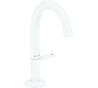 hansgrohe AXOR One robinetterie de lavabo Select 140 avec vidage PUSH-Open, saillie 122mm, 48010700, 48010700, Colorazione: Bianco opaco