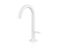 hansgrohe AXOR One robinetterie de lavabo Select 170 avec vidage PUSH-Open, saillie 140mm, 48020700, 48020700, Colorazione: Bianco Opaco