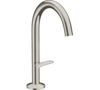 hansgrohe AXOR One robinetterie de lavabo Select 170 avec vidage PUSH-Open, saillie 140mm, 48020800, 48020800, Colorazione: Ottica in acciaio inossidabile