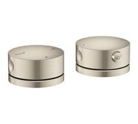 hansgrohe AXOR One Robinetteries de bord de baignoire 2 trous avec thermostat, 48470820, 48470820, Colorazione: Nichel spazzolato