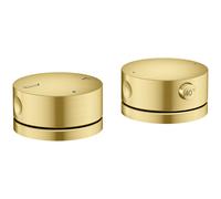hansgrohe AXOR One Robinetteries de bord de baignoire 2 trous avec thermostat, 48470950, 48470950, Colorazione: Ottone spazzolato