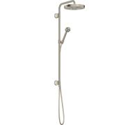 hansgrohe AXOR One Showerpipe 280 1-jet, incasso, 48790820, colore: spazzolato