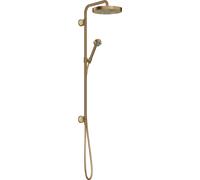 hansgrohe AXOR One Showerpipe 280 1jet, encastré, 48790140, 48790140, Colorazione: Bronzo spazzolato