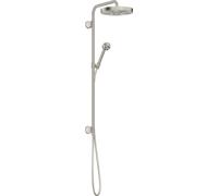 hansgrohe AXOR One Showerpipe 280 1jet, encastré, 48790800, 48790800, Colorazione: Ottica in acciaio inossidabile