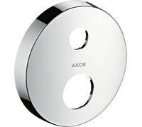 hansgrohe AXOR Prolunga Rosetta, Rotonda, 2 Fori, 14961800, Colore: Acciaio Inox