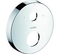hansgrohe AXOR rosace de rallonge, ronde, 2 trous, 0-1-2, 14962990, 14962990, Colorazione: Ottica in oro lucido