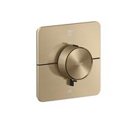 Hansgrohe AXOR ShowerSelect ID termostatico, da incasso, softsquare, 2 utenze, 36754, Colorazione: Bronzo spazzolato